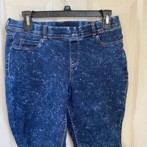 Women’s Acid Wash Blue Stretch Jeans Size 29